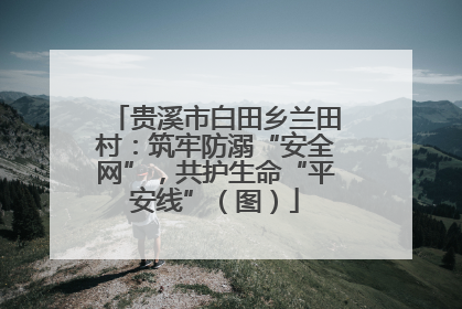 贵溪市白田乡兰田村：筑牢防溺“安全网”，共护生命“平安线”（图）
